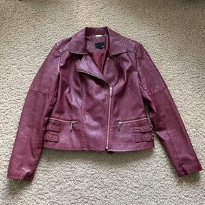 A.n.a Faux Leather Motorcycle Jacket!